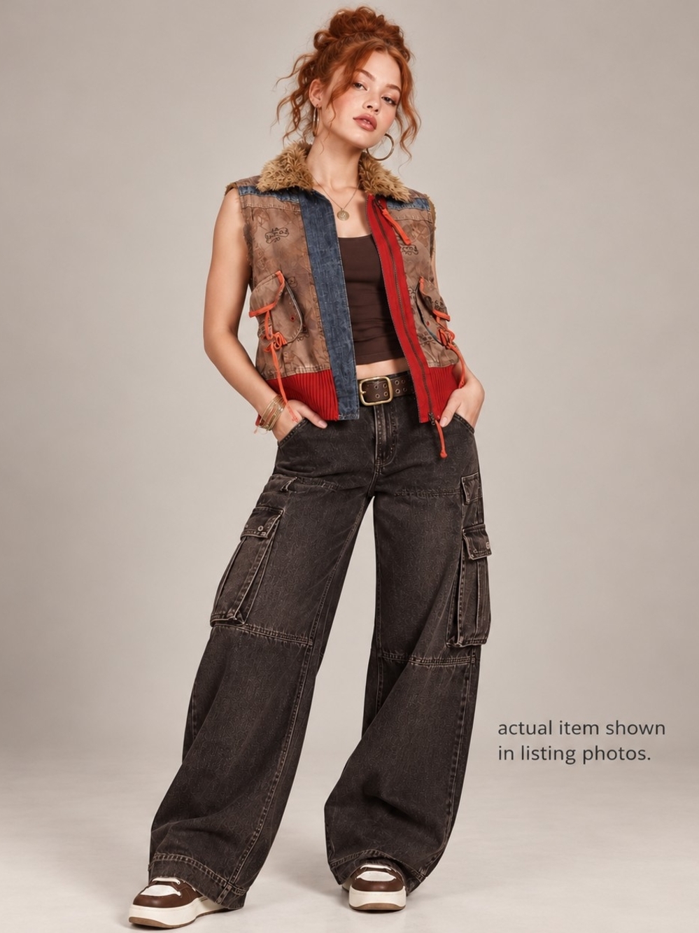 We-R Y2K Mixed Media Vest